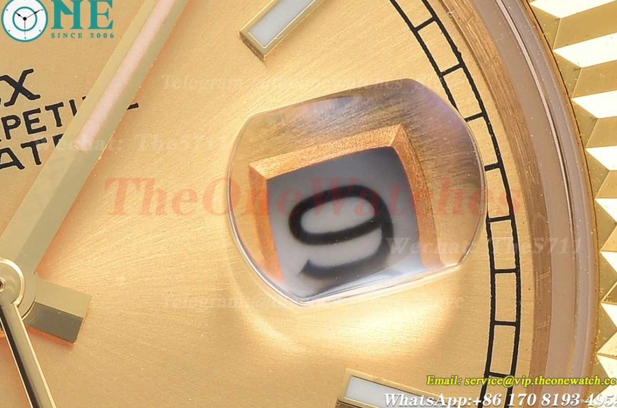 MY8215 40MM Daydate GDF Stk YG Gold YG 0118